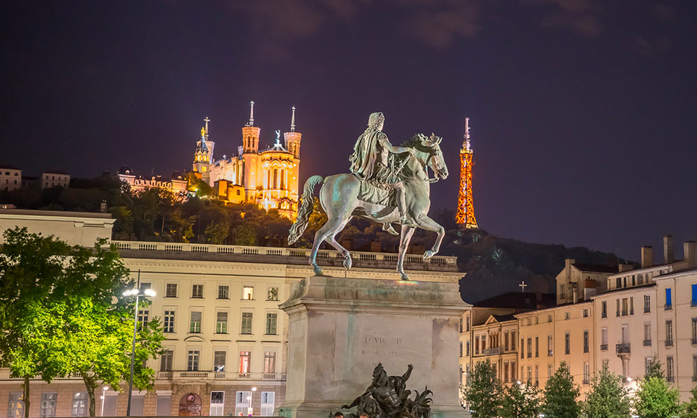 Vue sur Notre-Dame de Fourvière